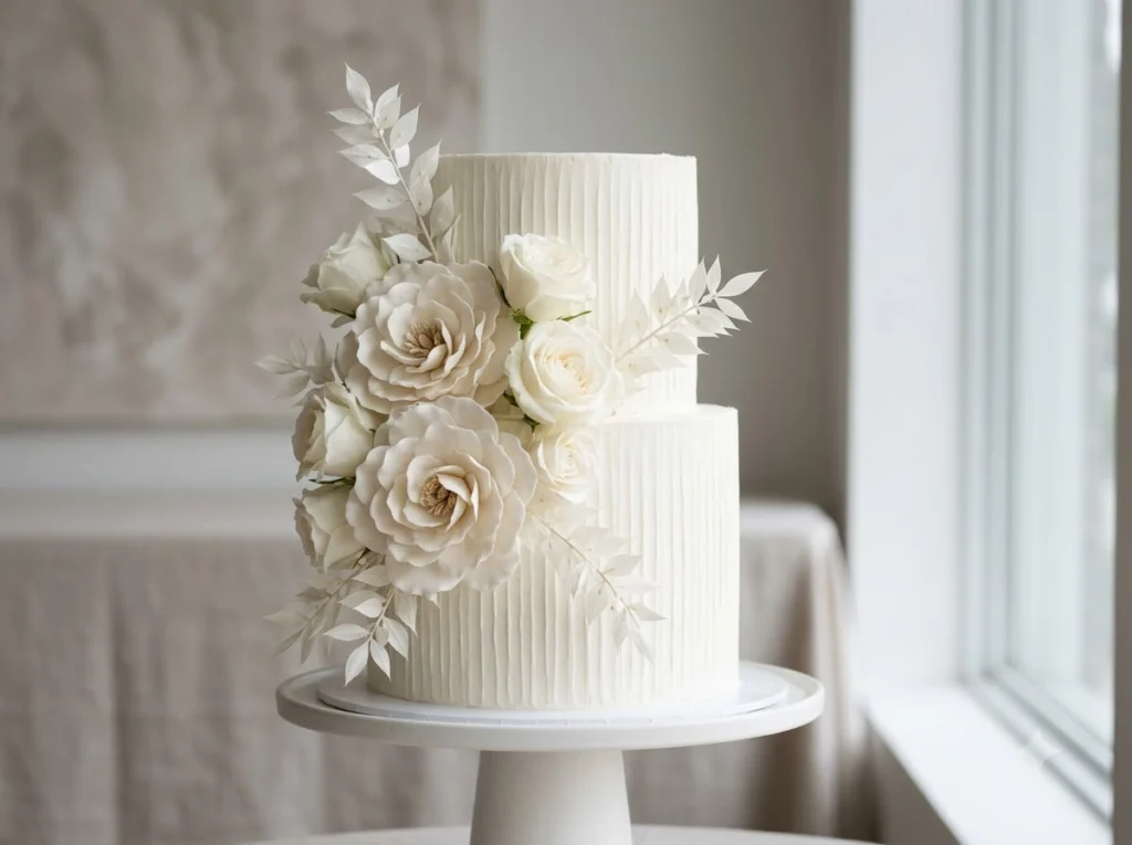Ivory Camellia Sculpture Inspiration Modern flo Ivory camellia cake sculpture