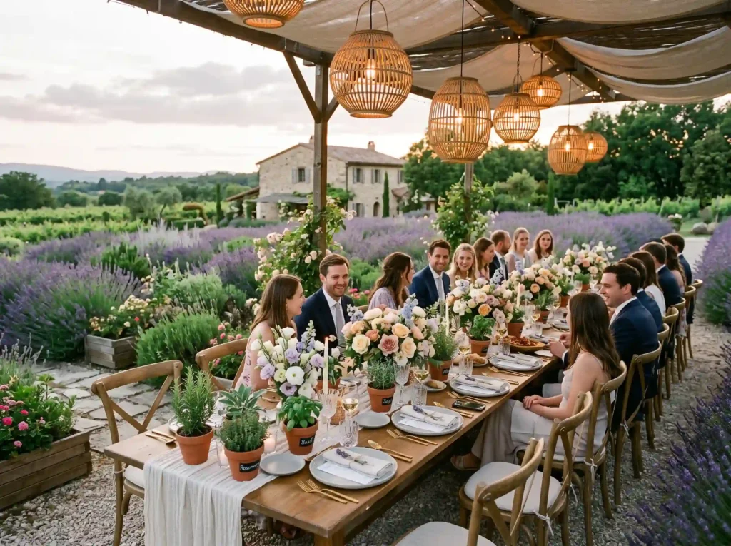 Lavender Garden Dining Inspiration A fragrant c Lavender garden dining arrangement K