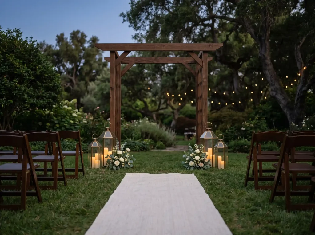 Oversized Lantern Altar Inspiration Large lante Oversized lantern altar for wedding