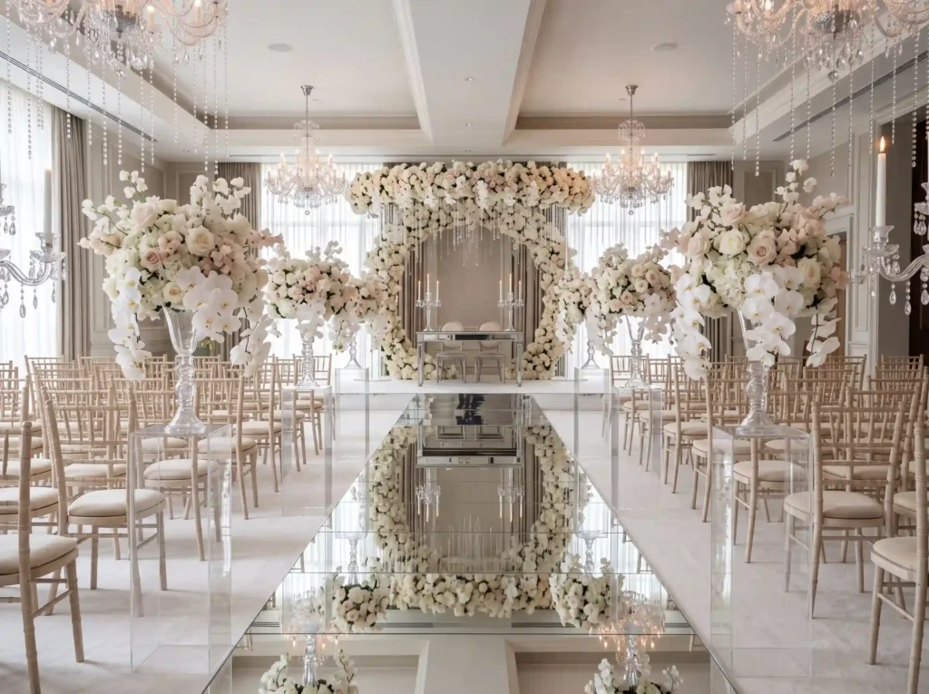 Crystal Garden Reflection Inspiration Designed Crystal garden wedding ceremony …