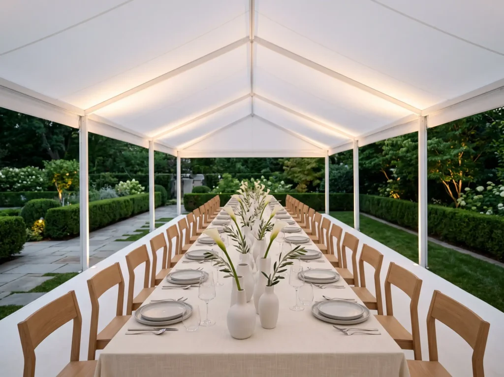 Minimalist White Canvas Dinner Inspiration A qu Minimalist white canvas dinner w…