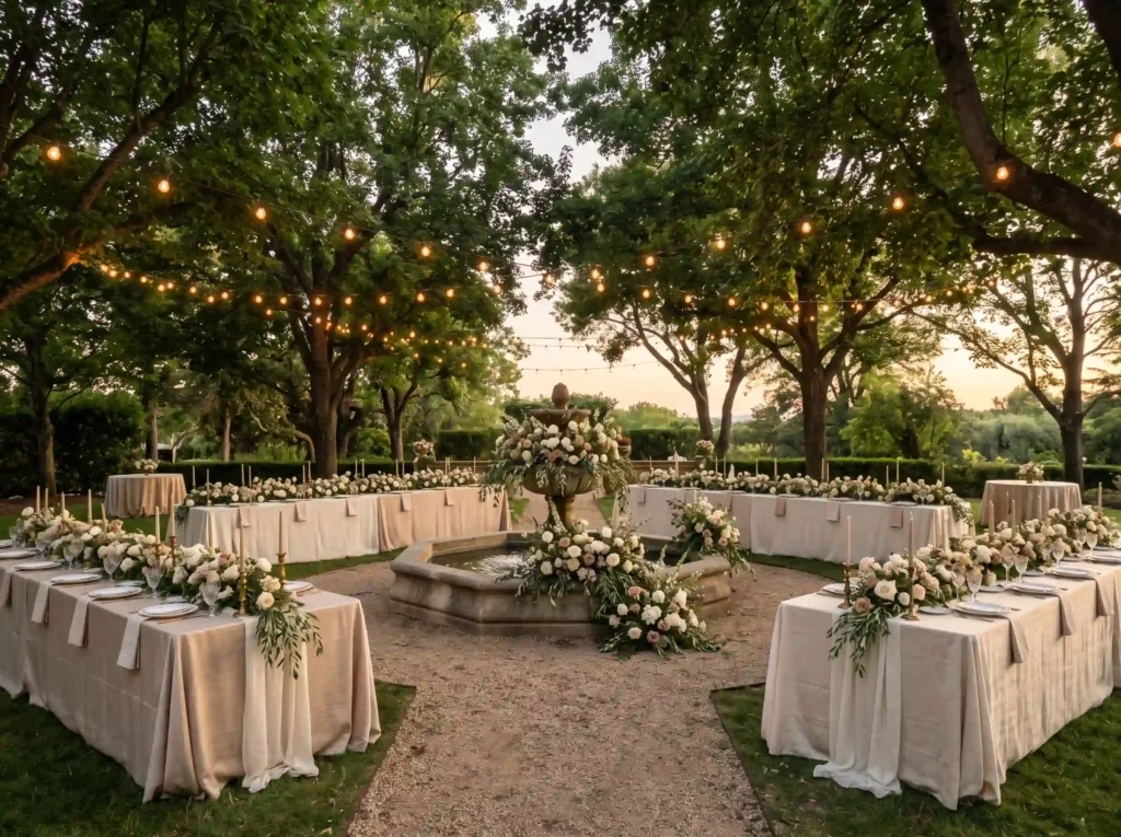 Champagne Garden Soirée Inspiration Inspired by Champagne garden soirée floral f…