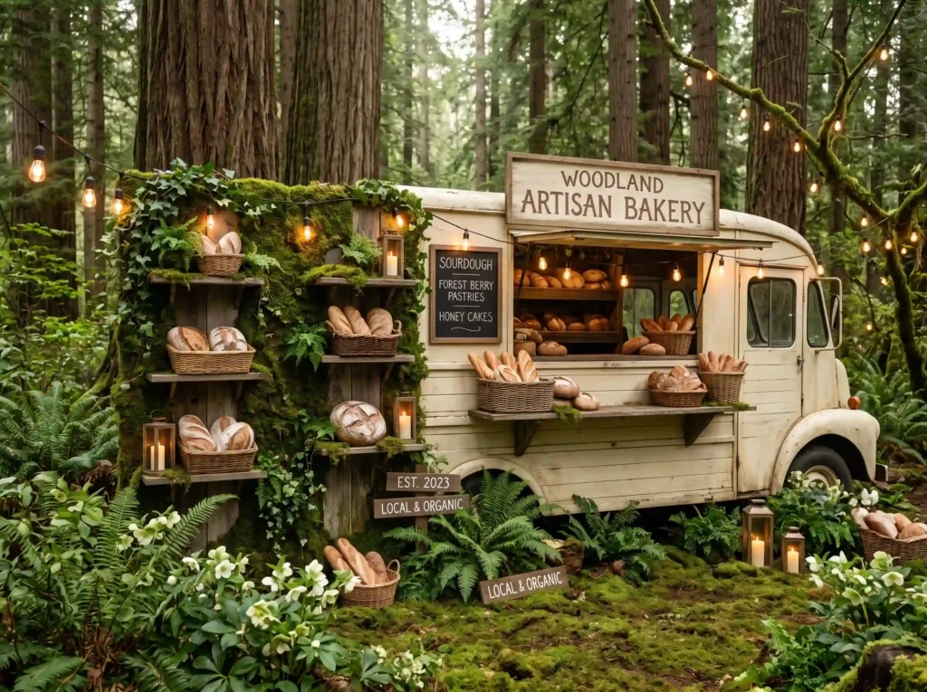 Woodland Artisan Bakery Truck Inspiration A coz Bakery truck in forest K
