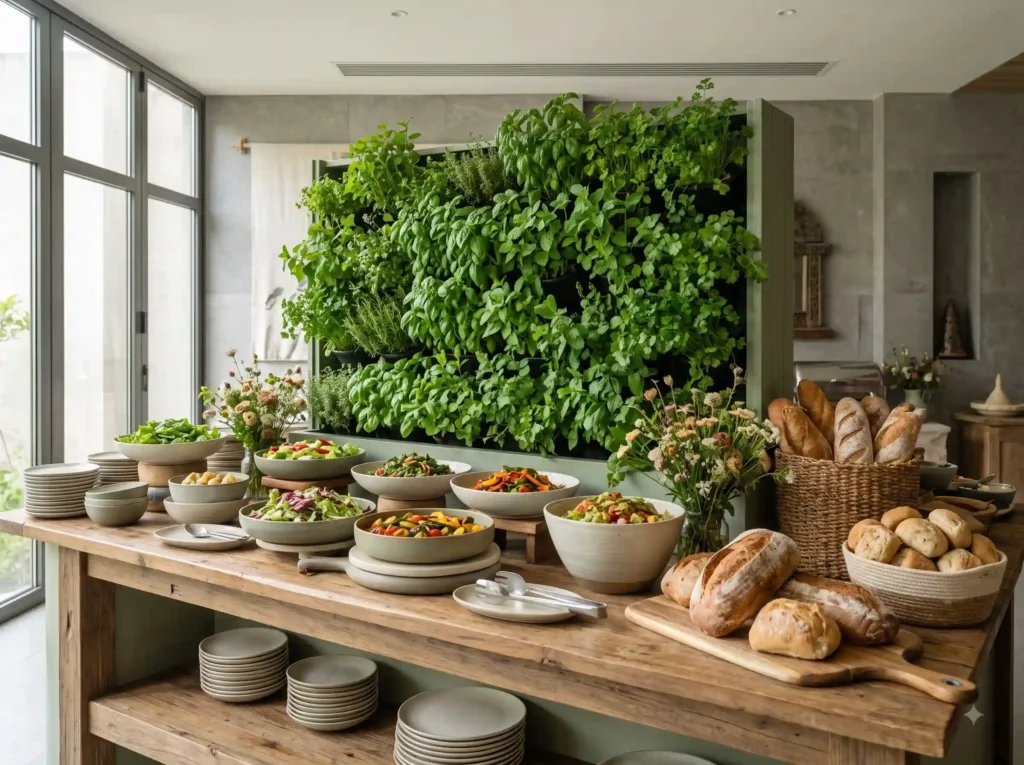 Himalayan Organic Harvest Station Inspiration F Organic harvest station herb wall