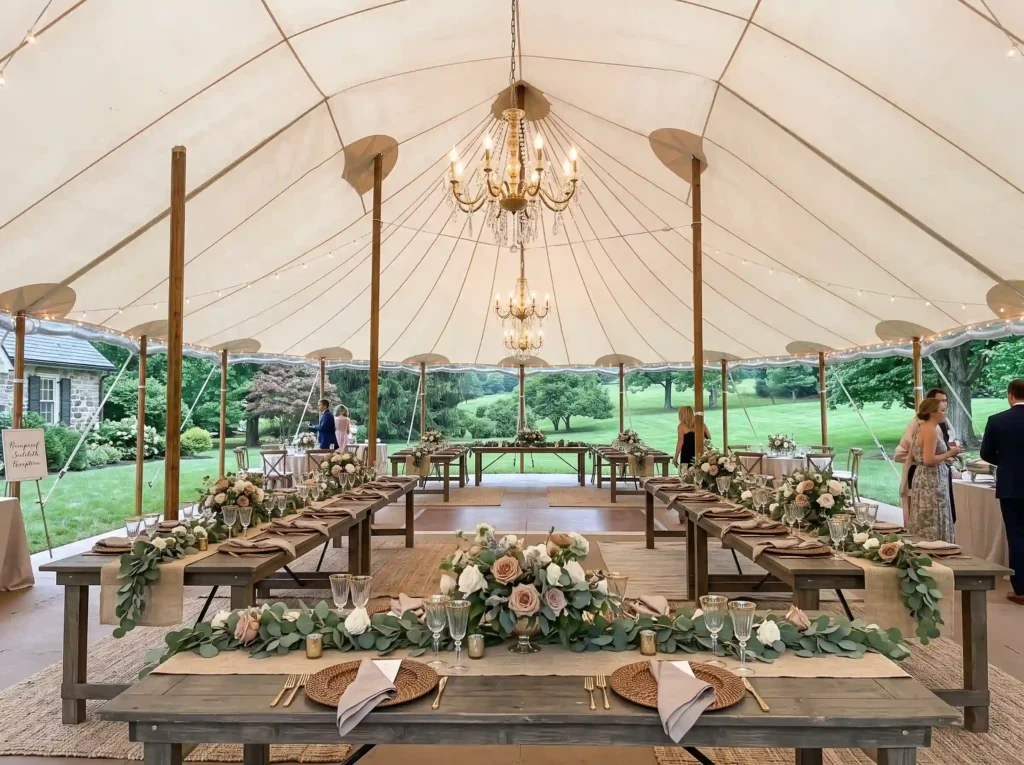 Rainproof Sailcloth Reception Inspiration Pract Rainproof sailcloth reception tent K