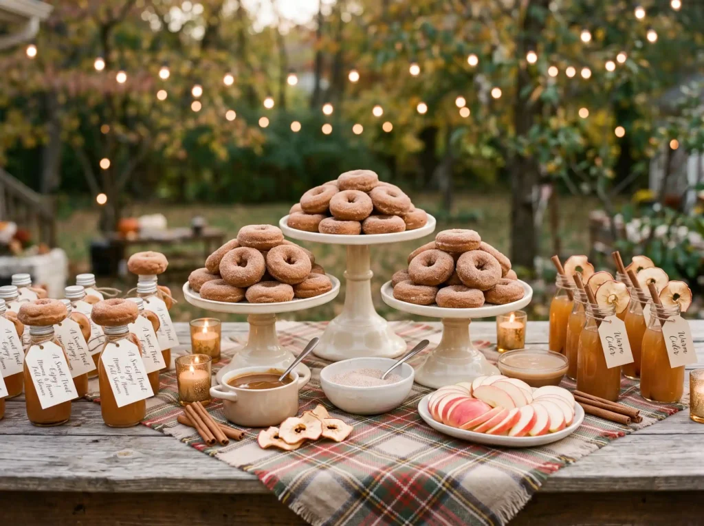 Cozy Cider Donut Station Inspiration A nostalgi Cider donut station display K
