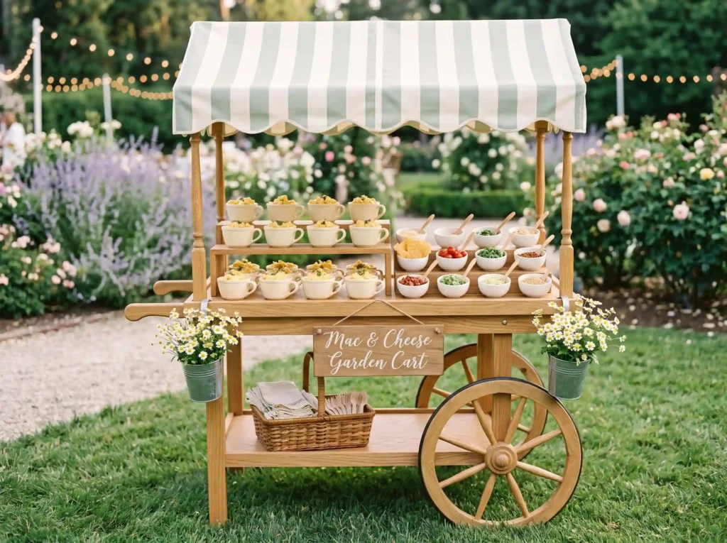 Mac Cheese Garden Cart Inspiration A charming m Mac and cheese garden cart