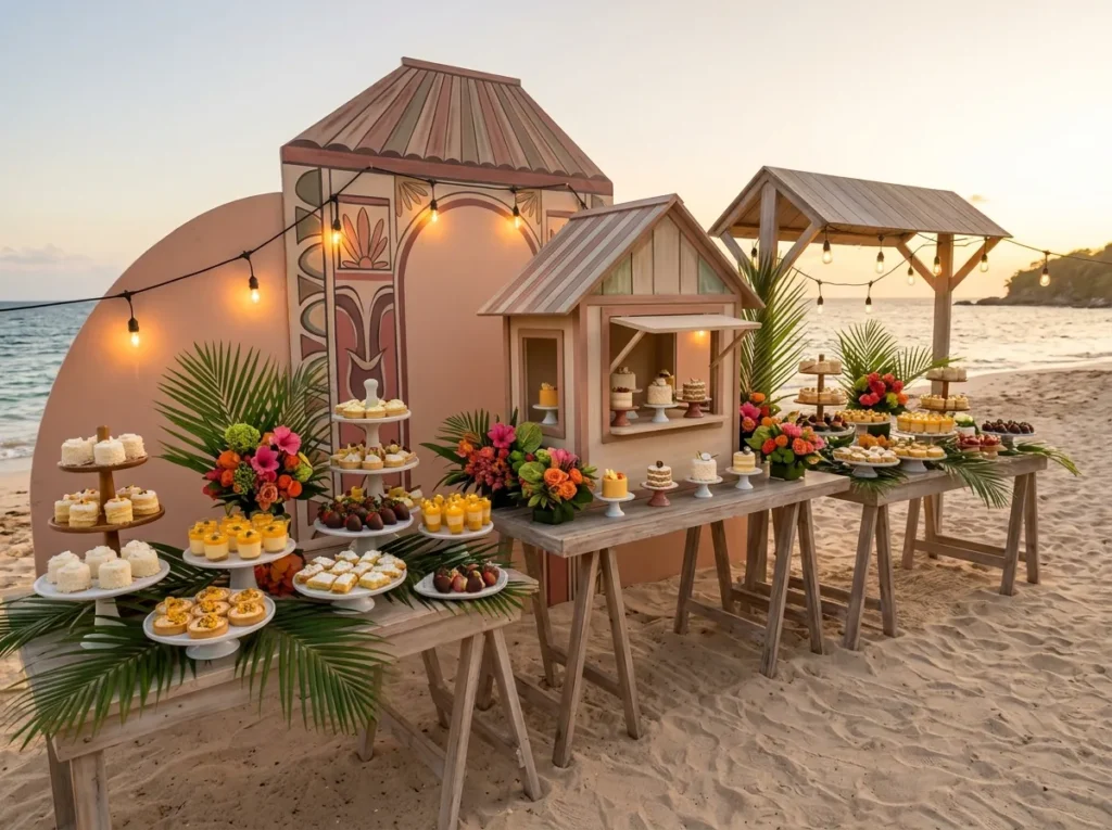 Tropical Dessert Market Inspiration Inspired by Tropical dessert market display
