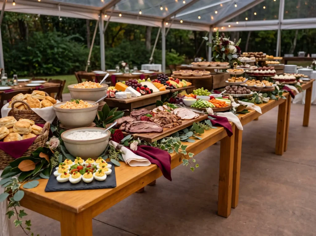 21 Southern Wedding Buffet Ideas That Feel Like Home