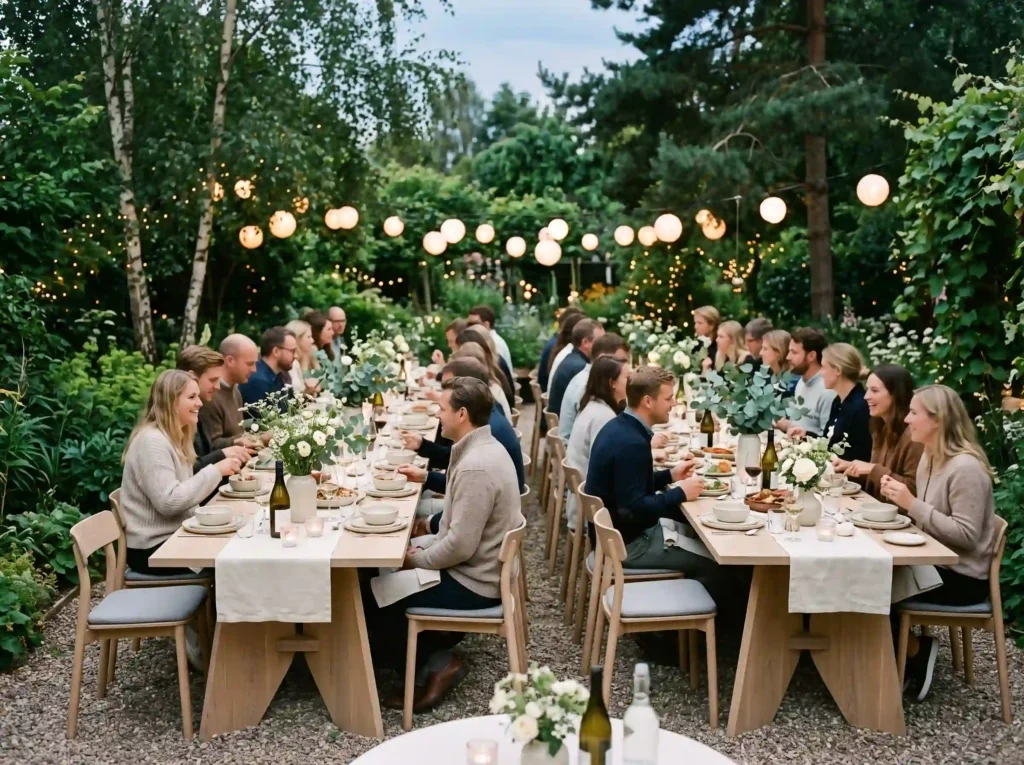 Scandinavian Garden Supper Inspiration Minimali Scandinavian Garden Supper Design K