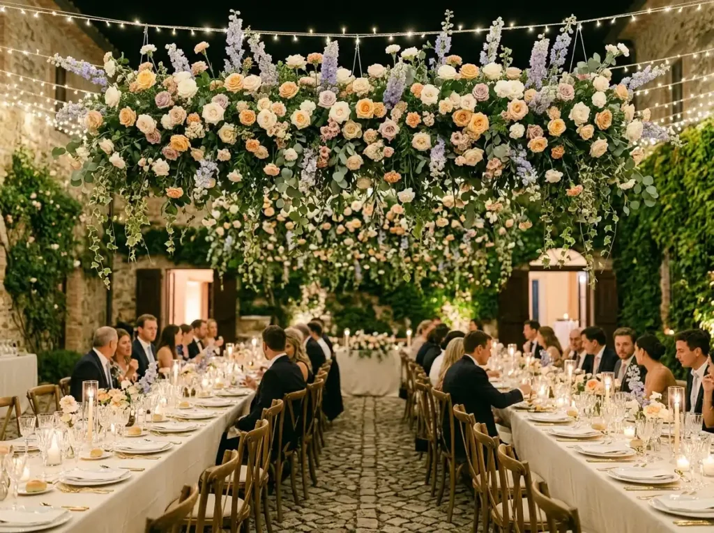 Floral courtyard canopy design