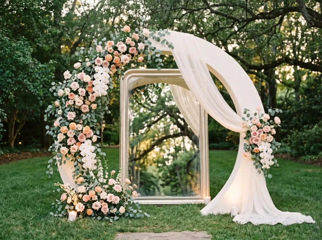 Sculptural Garden Arch With Mirror Inspiration Sculptural garden arch with mirror