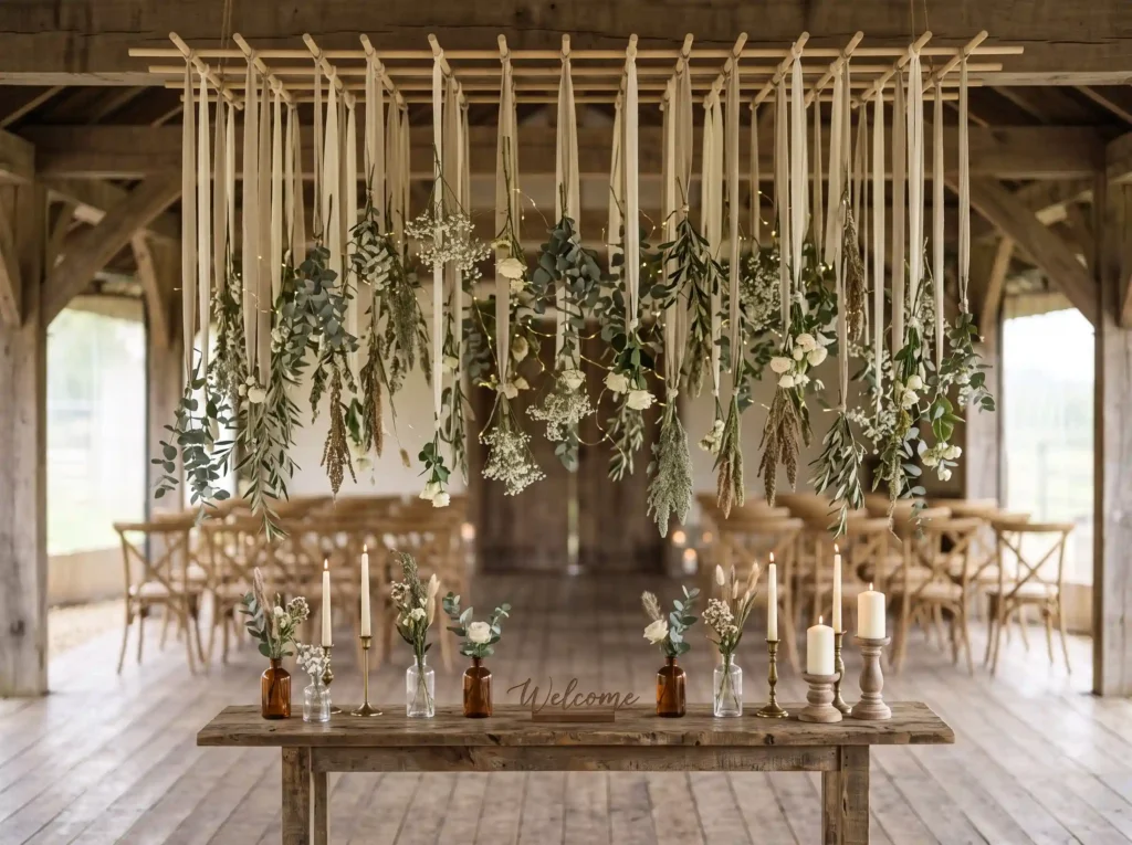 Hanging Meadow Installation Inspiration Inspired Hanging meadow installation wedd… K