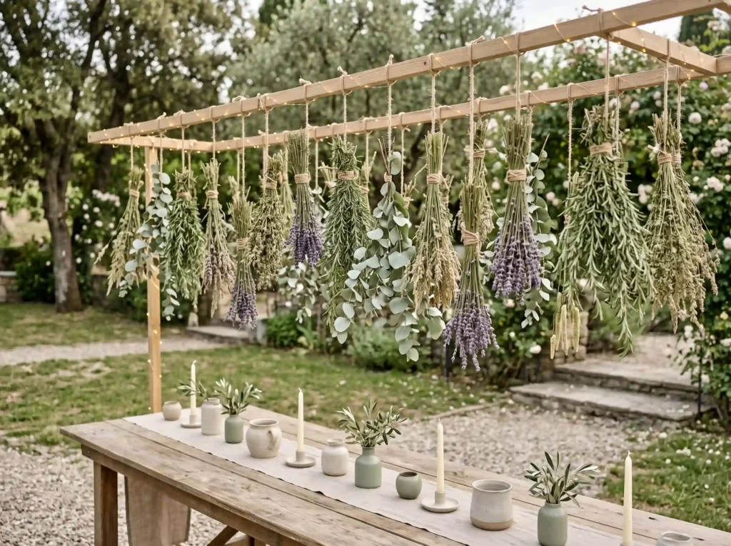Hanging Herb Canopy Inspiration Instead of expen Hanging herb canopy installation K