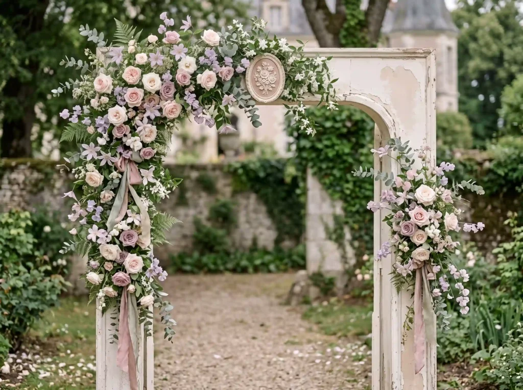 Cameo Garden Arch Inspiration A romantic garden Vintage garden arch with florals