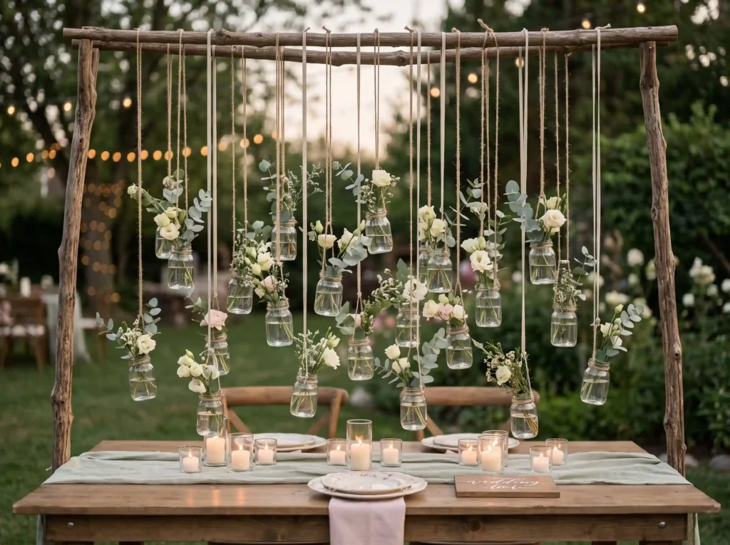 Floating Floral Jars Inspiration Capture the su Floating floral jars hanging fro…