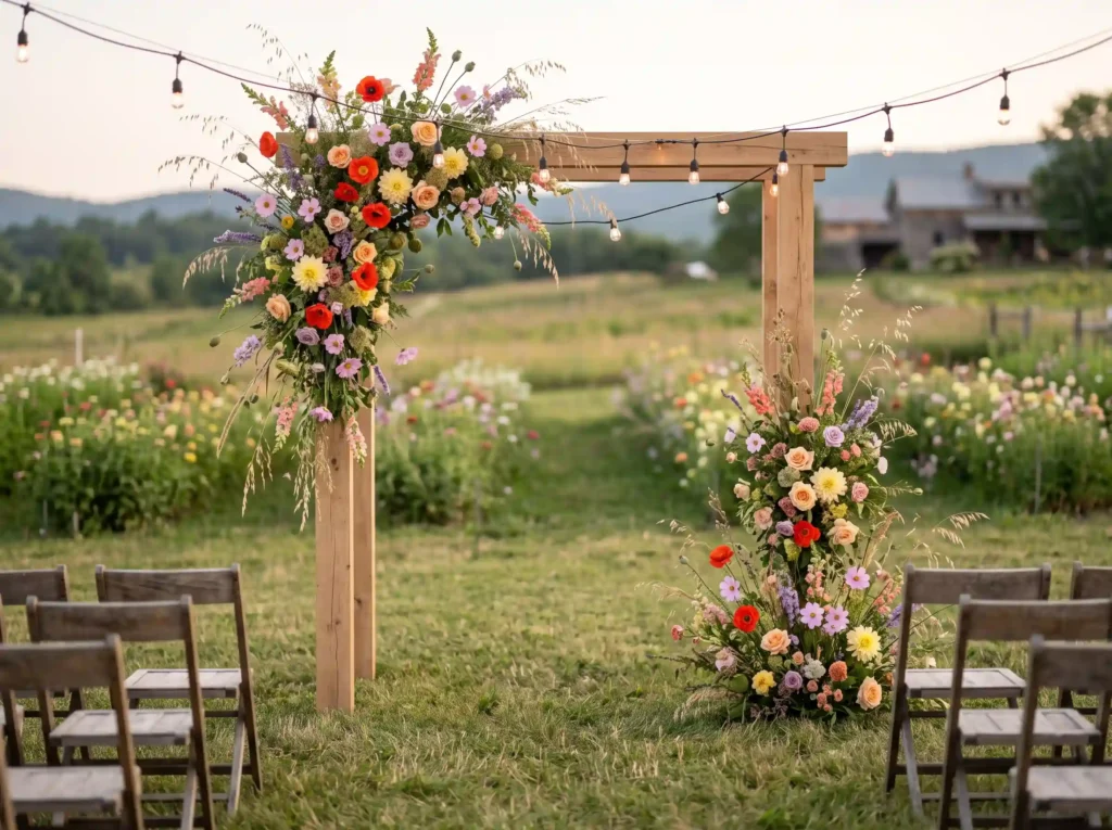 Poppy Meadow Archway Inspiration Inspired by th Poppy meadow archway ceremony K