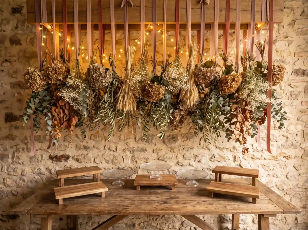 Hanging foliage dessert wall K