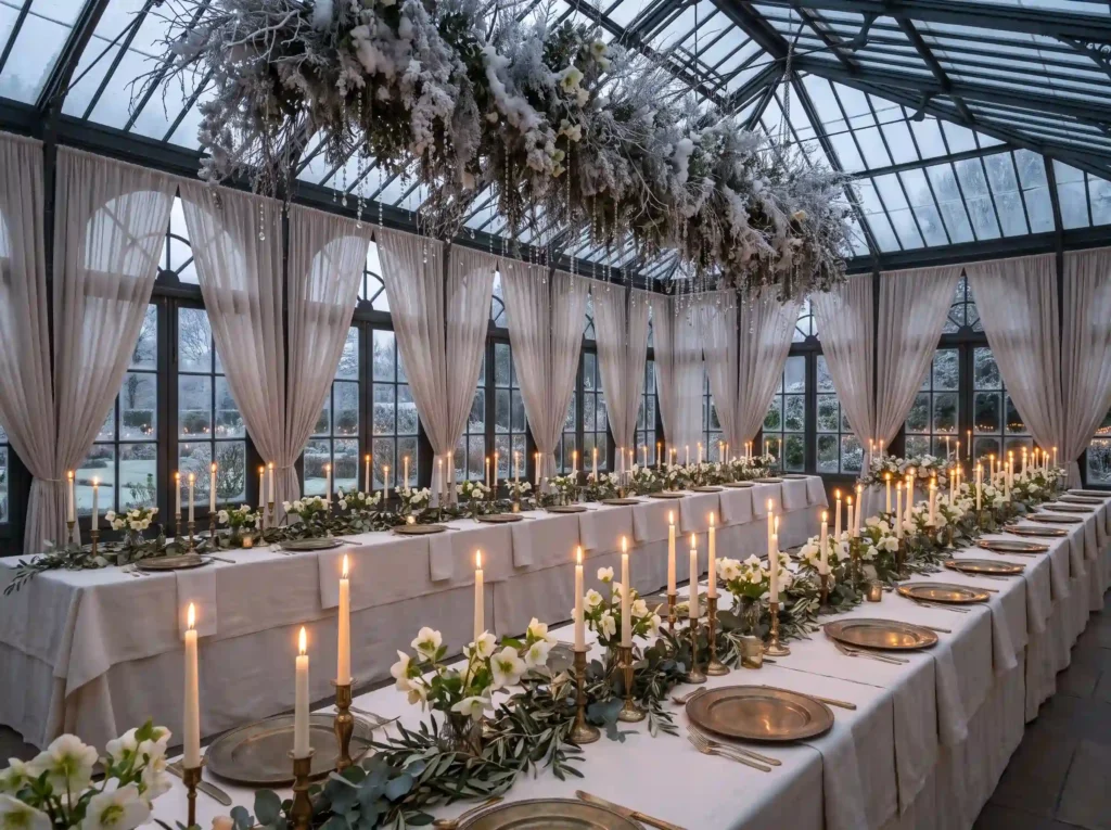 Conservatory reception with tape… K