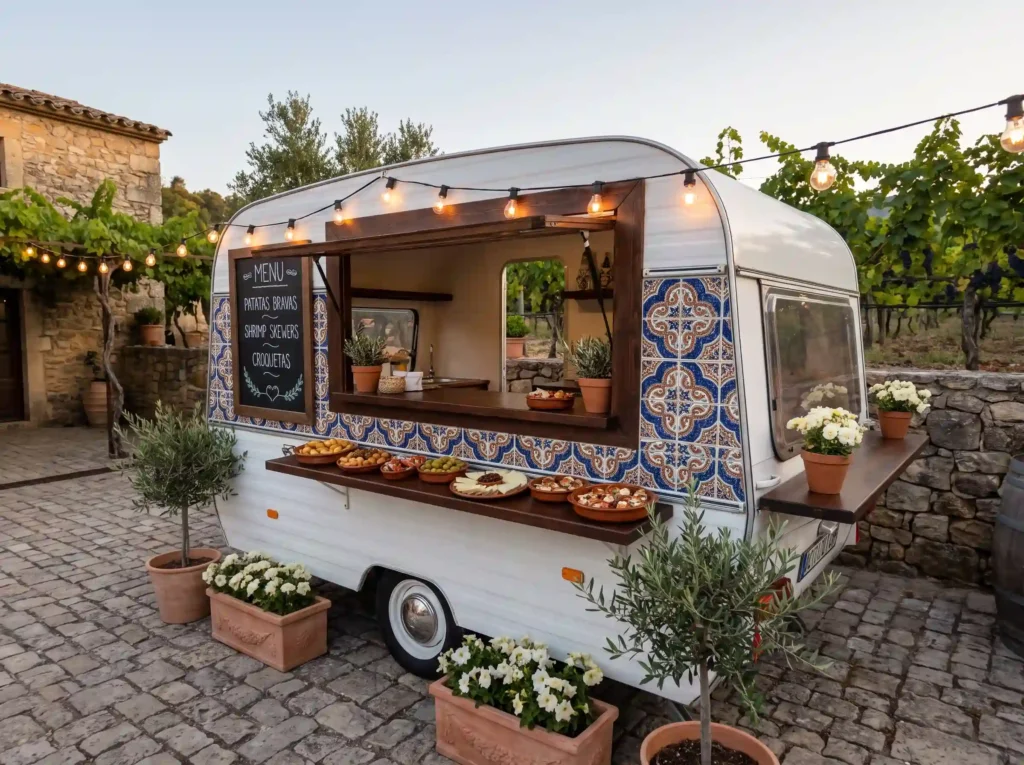 Mediterranean tapas food truck s… K