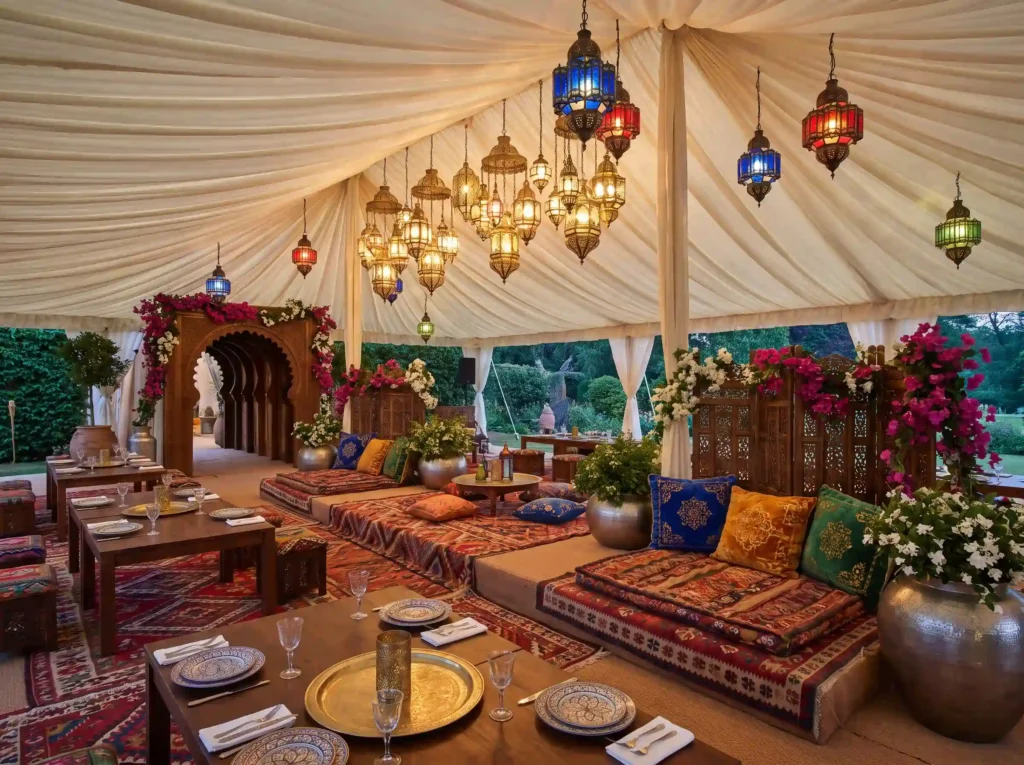 Moroccan tent design and decor K