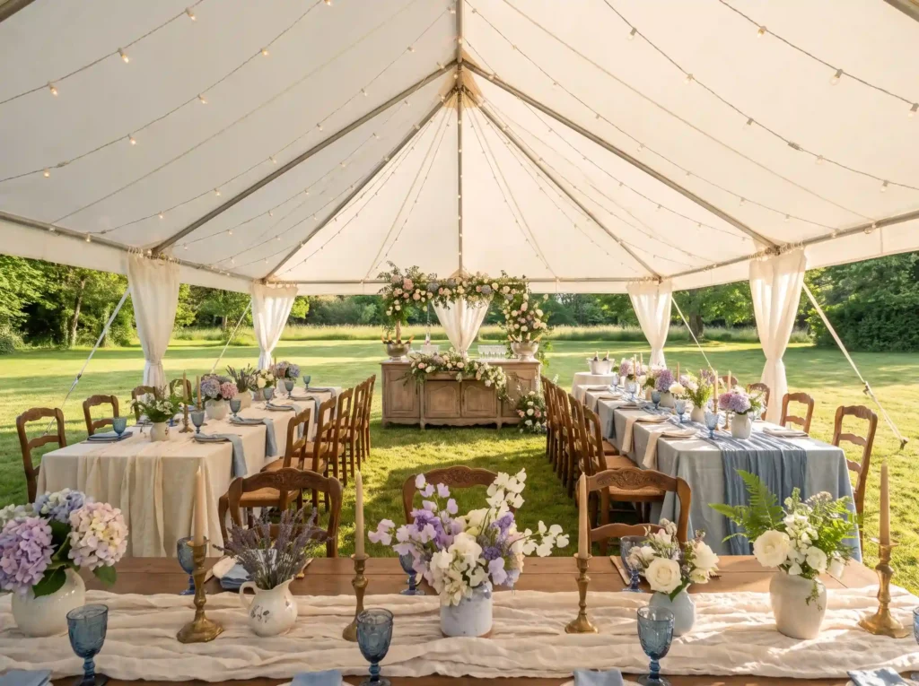 French countryside wedding tent … K