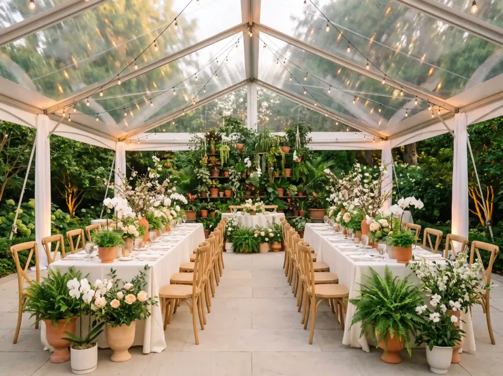 Greenhouse inspired micro weddin… K