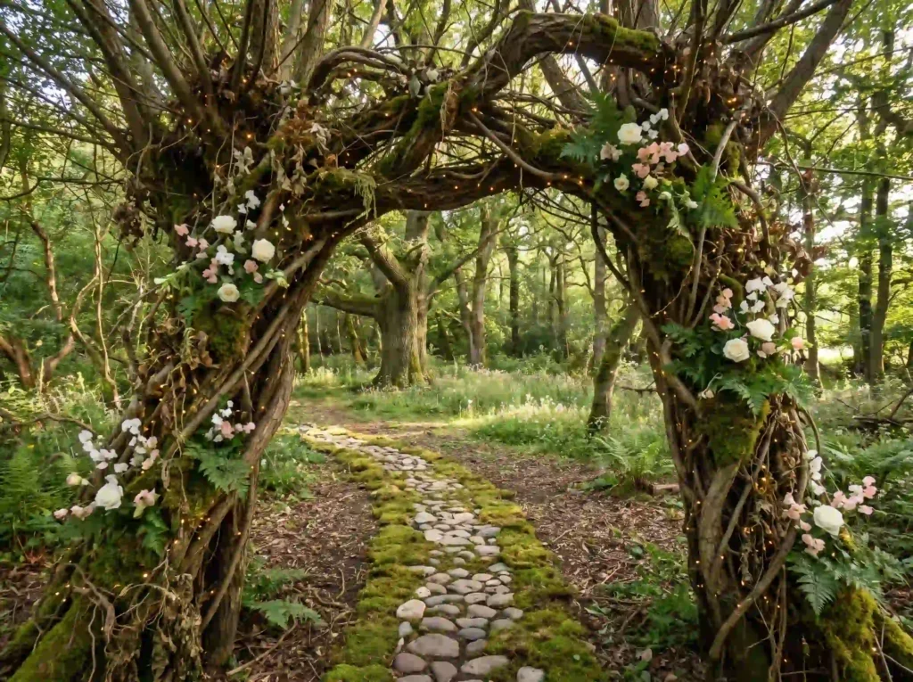 Willow branch wedding archway K