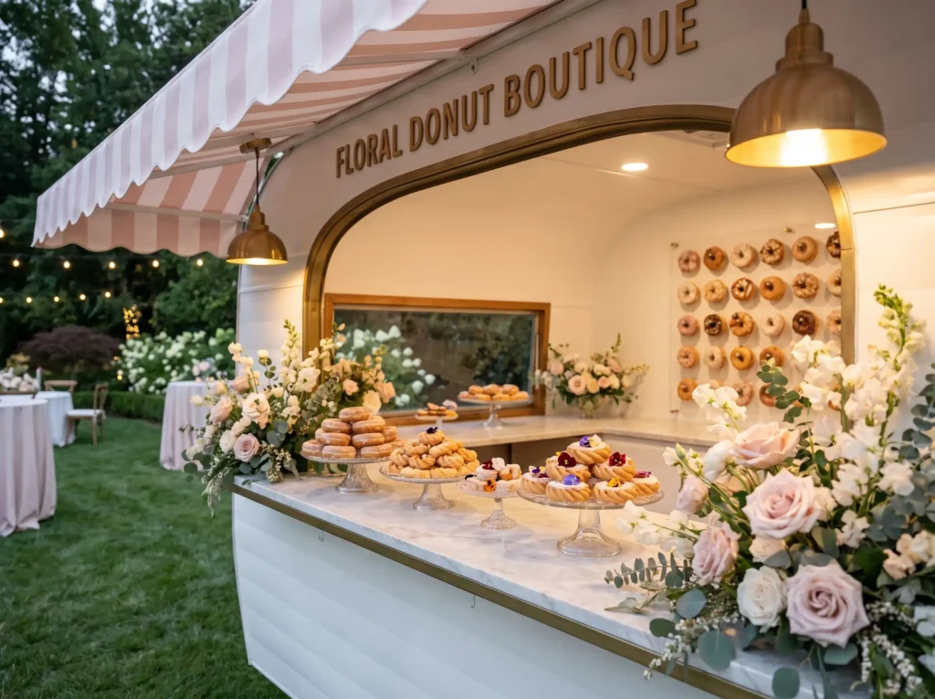 Floral donut boutique truck K