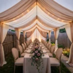 22 Tiny Backyard Wedding Tent Ideas for Narrow Yards