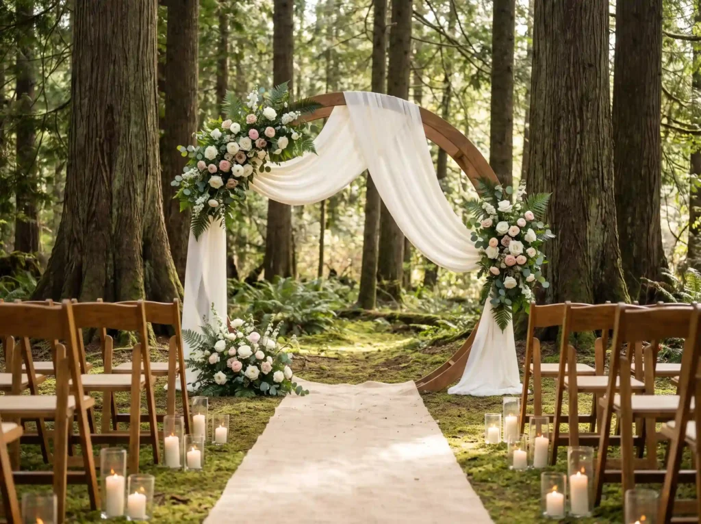 Woodland crescent ceremony altar K