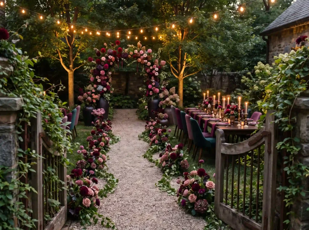 Secret garden wedding design K