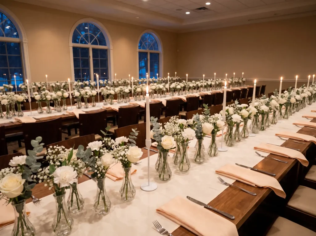 Budget winter wedding floral arr… K