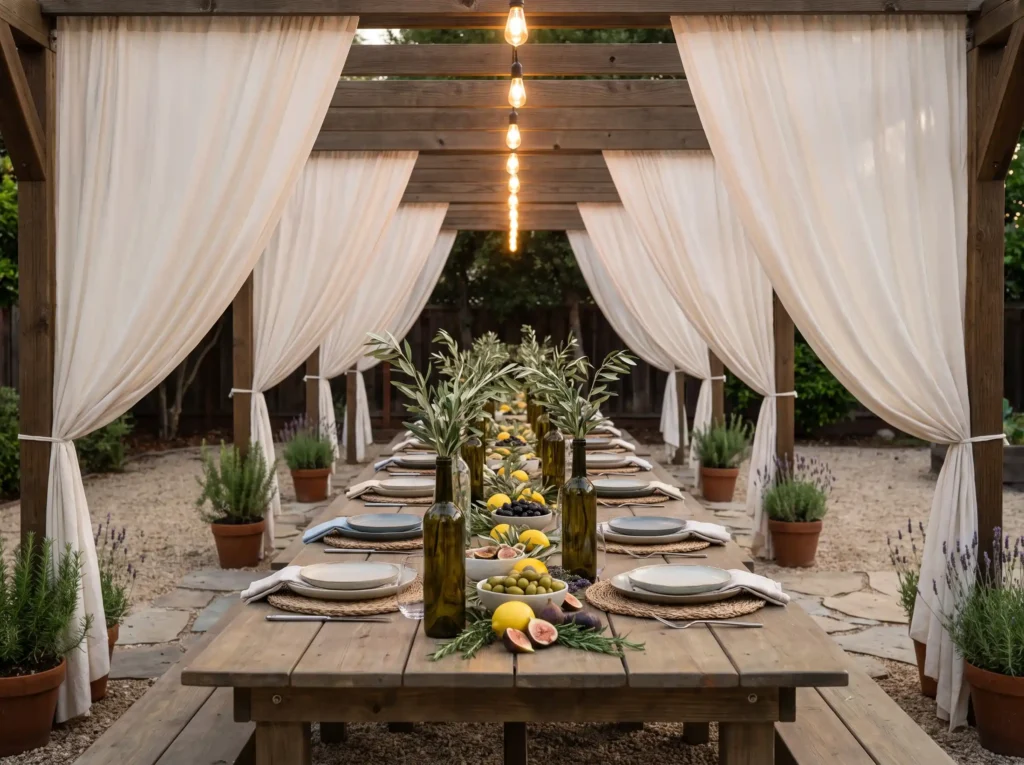 Family style Mediterranean dinne… K