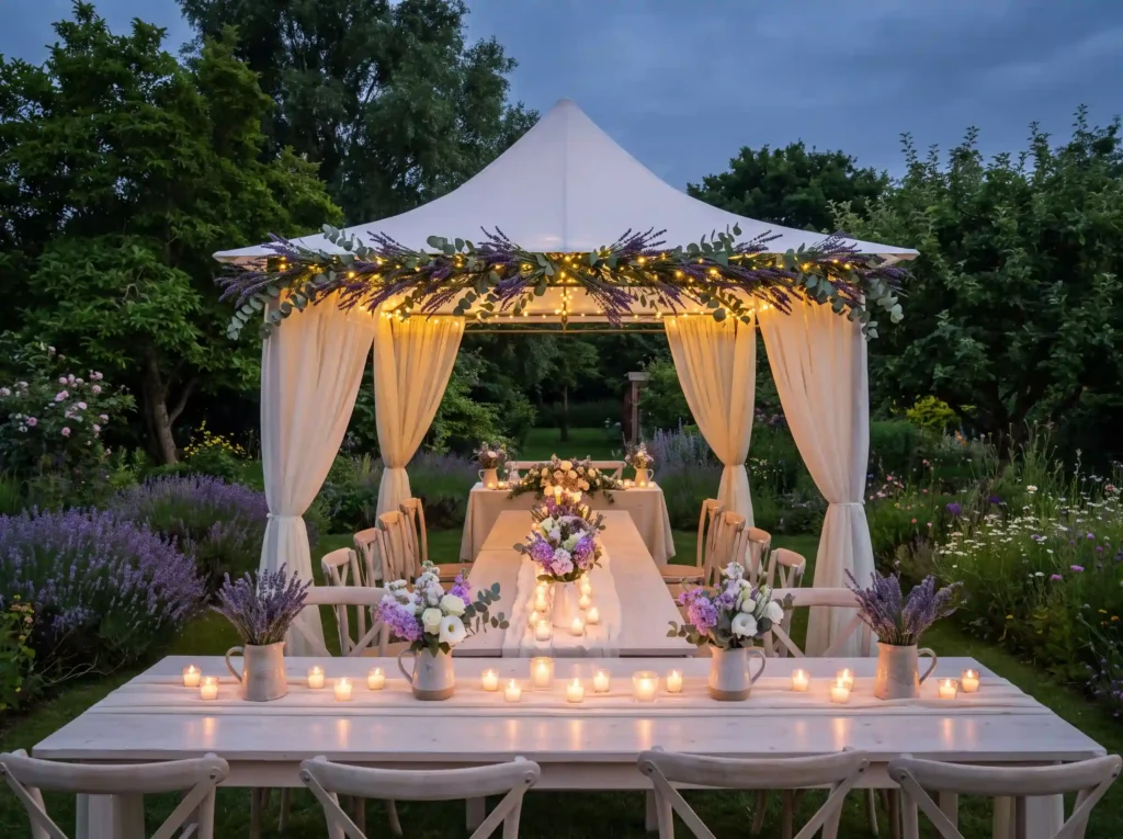 Lavender candlelight pavilion we… K