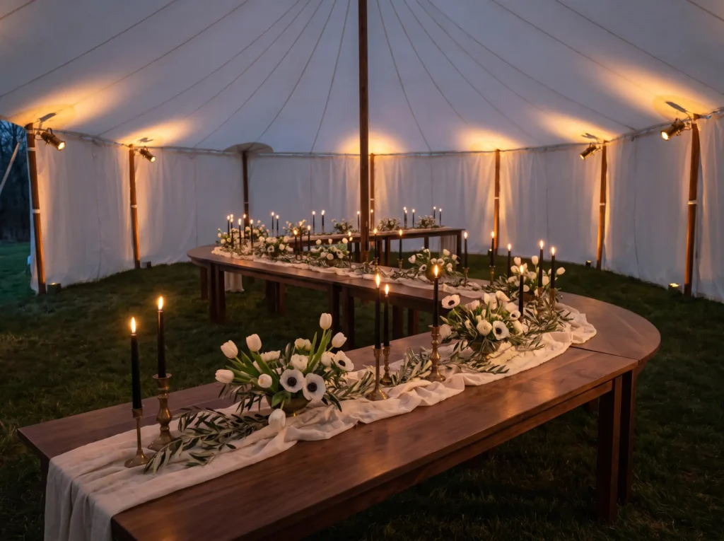 Serpentine tent supper club rece… K