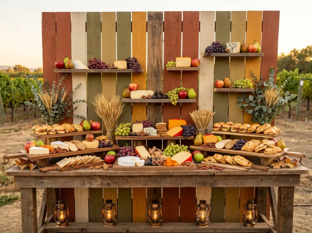 Autumn harvest grazing table dis… K