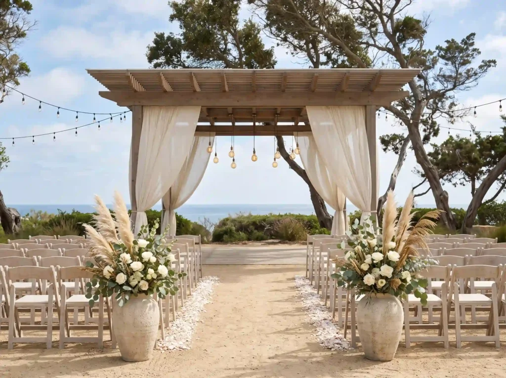Coastal grass pavilion ceremony K