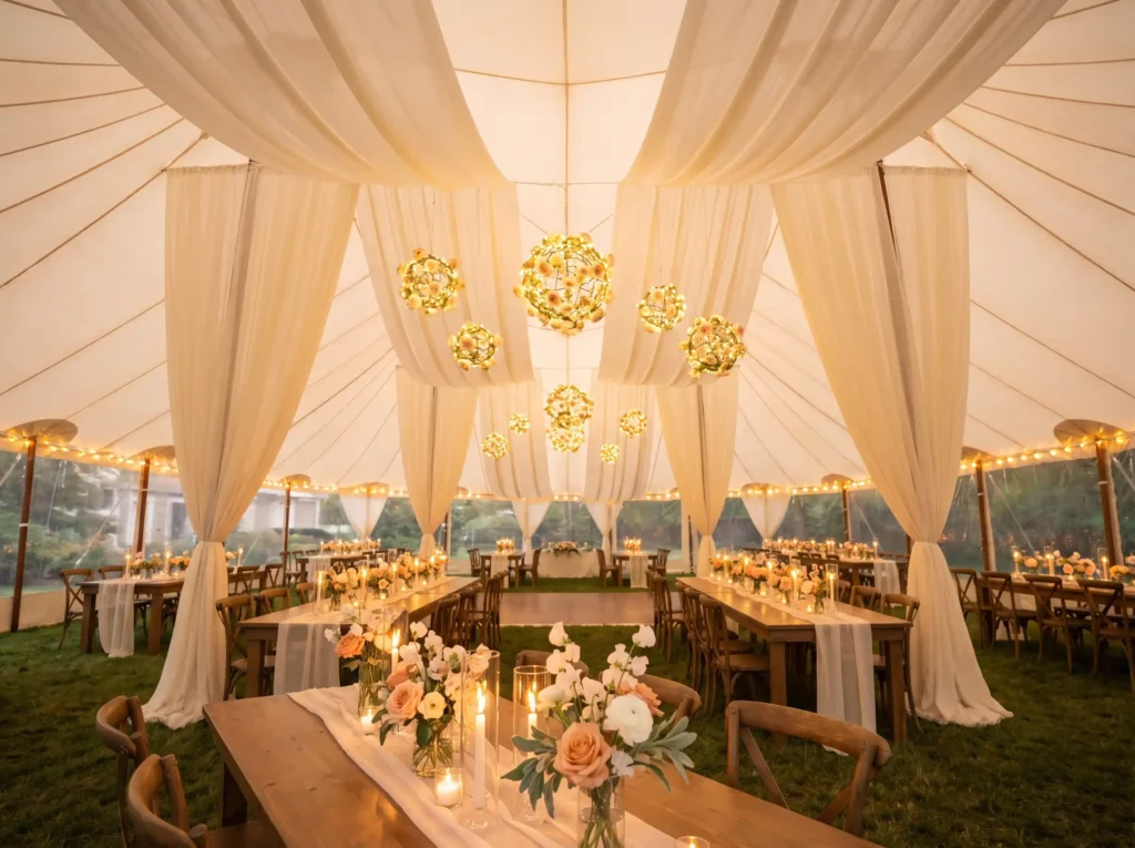 Floating floral light canopy tent K