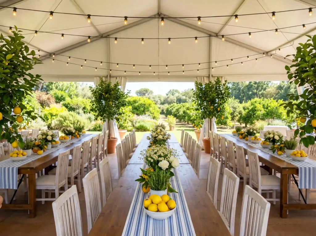 Citrus garden wedding banquet ta… K