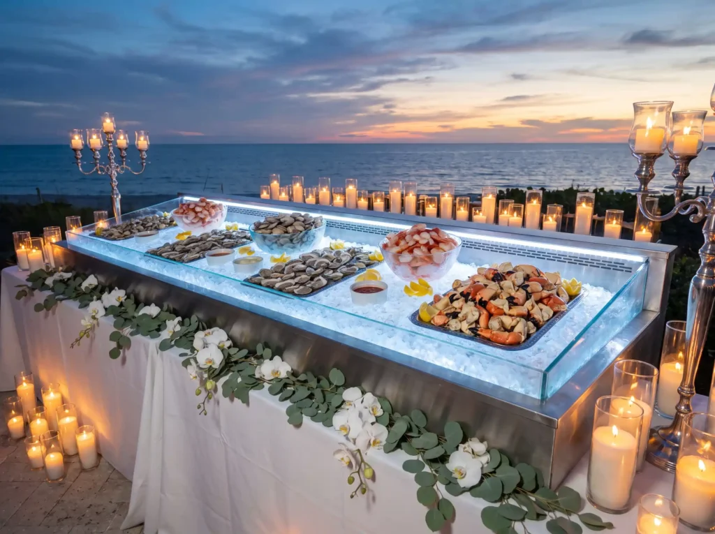 Seaside raw bar display K