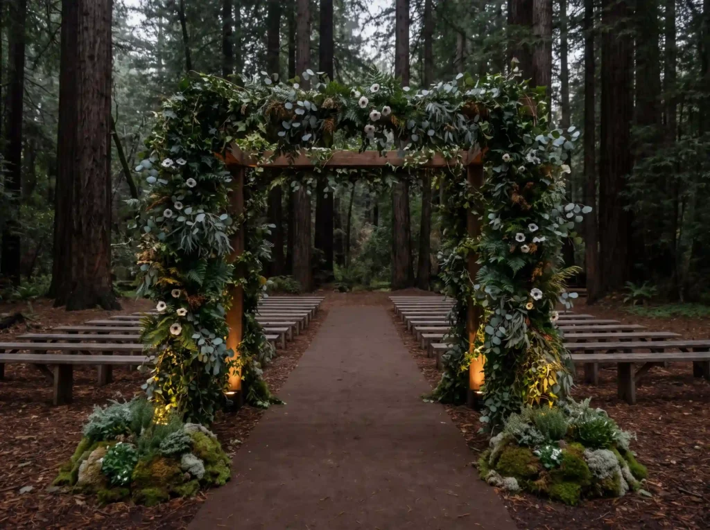Woodland ceremony timber frame s… K