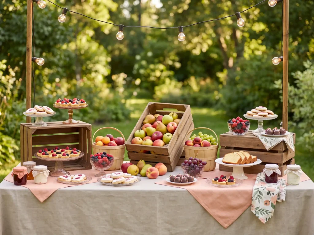 Fruit market dessert table display K