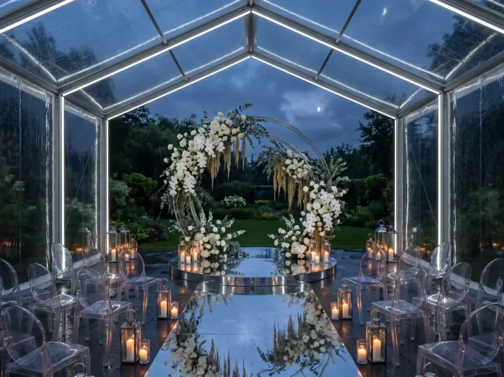 Moonlit rain pavilion ceremony s… K