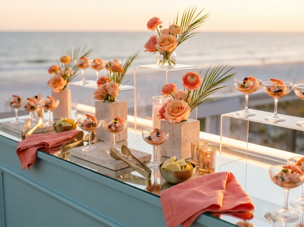 Shrimp cocktail bar design K