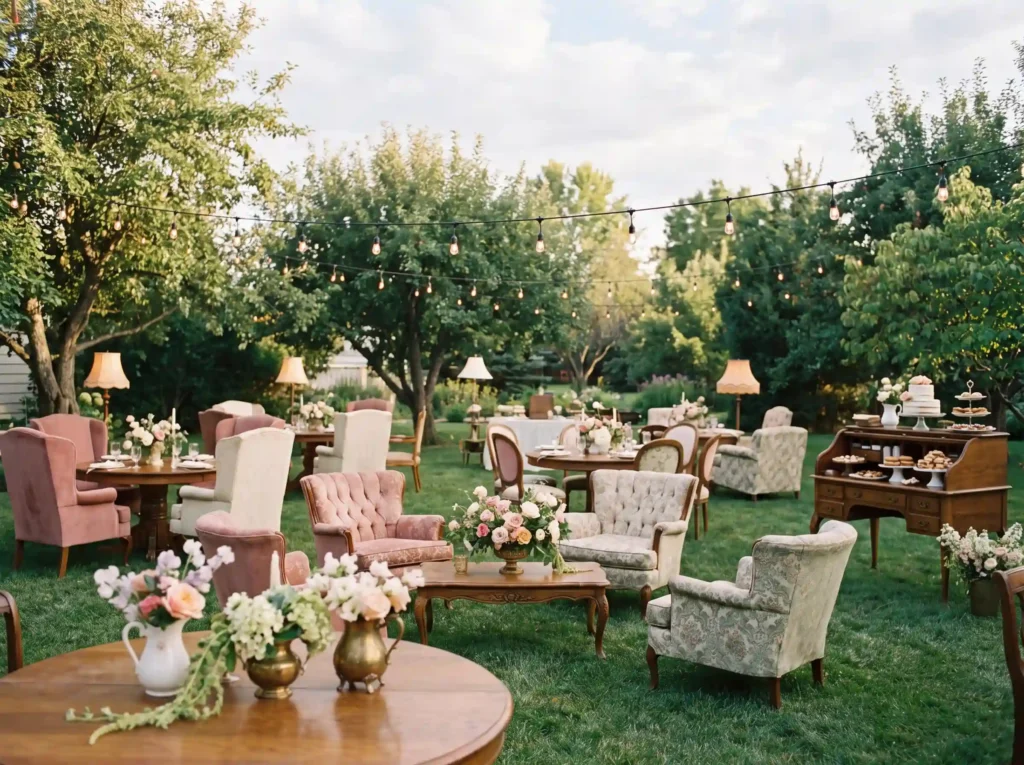 21 Casual Backyard Wedding Reception Looks for 50 Guests