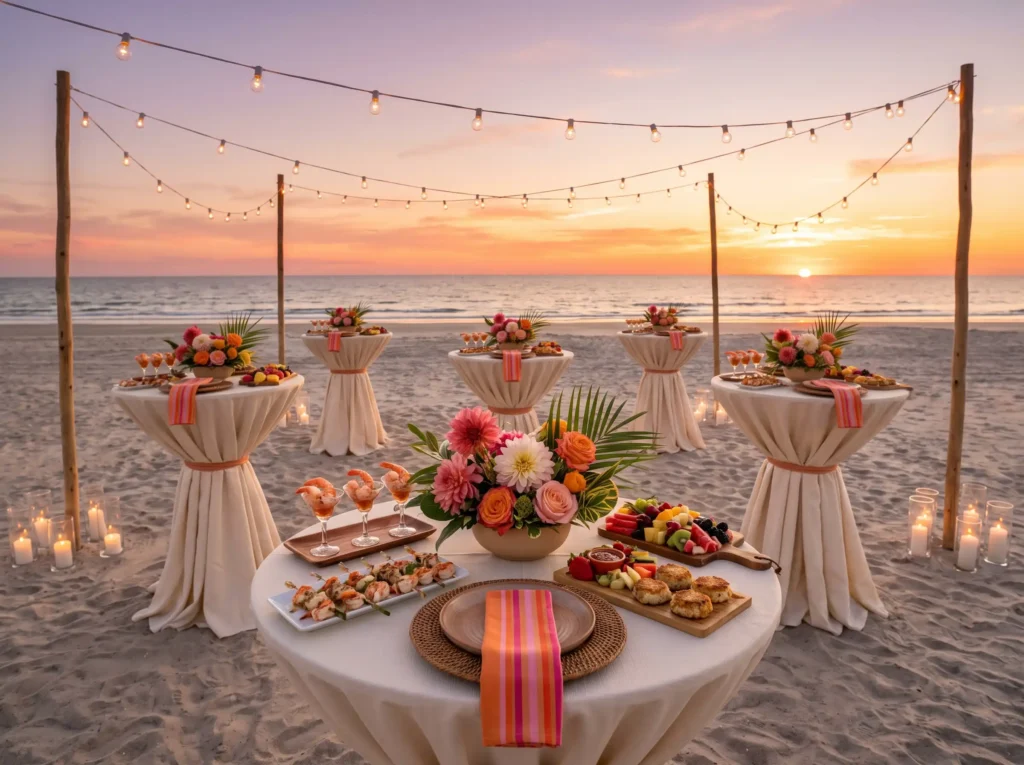 Beachside cocktail picnic design K