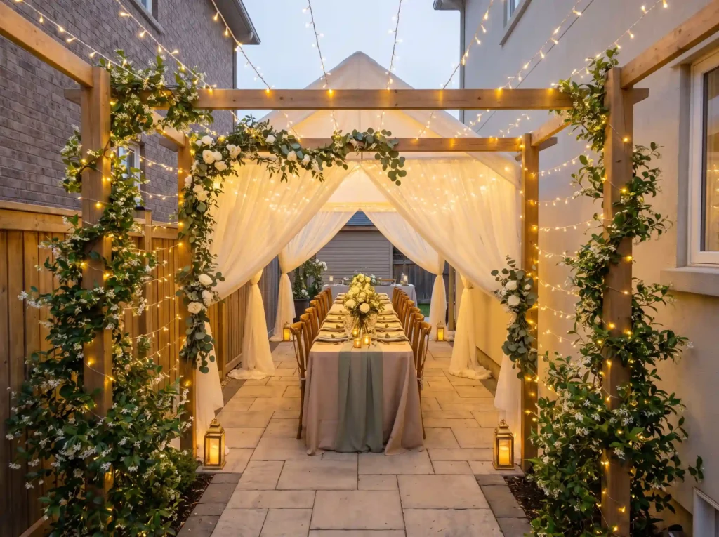 Starlit pergola tent retreat K