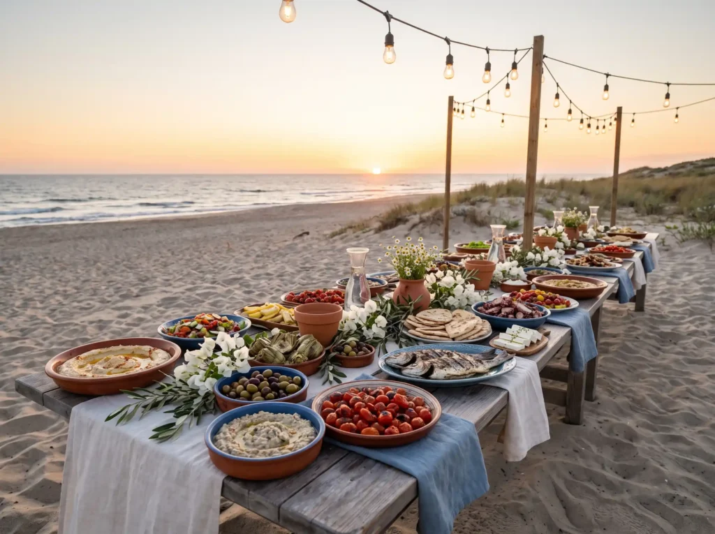 Mediterranean mezze seaside rece… K