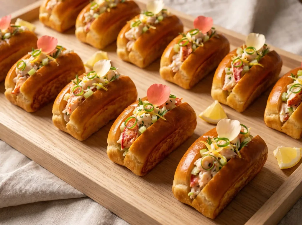 Mini lobster brioche bites K
